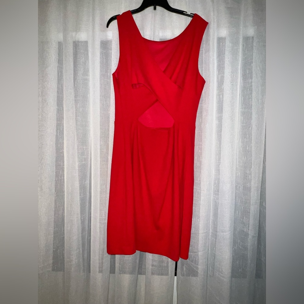 Red mini Betsy Johnson dress